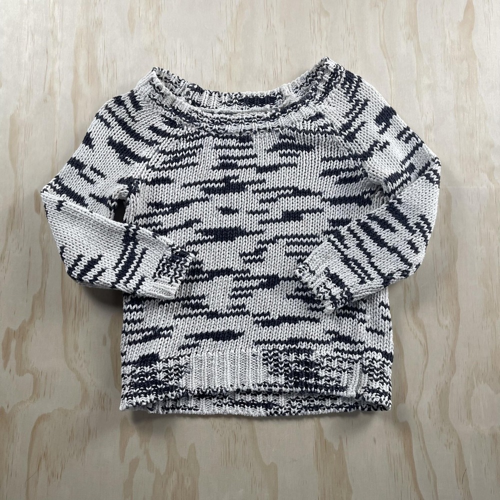 American Eagle Outfitters Sweater Women Small White Striped Long Sleeve Pullover